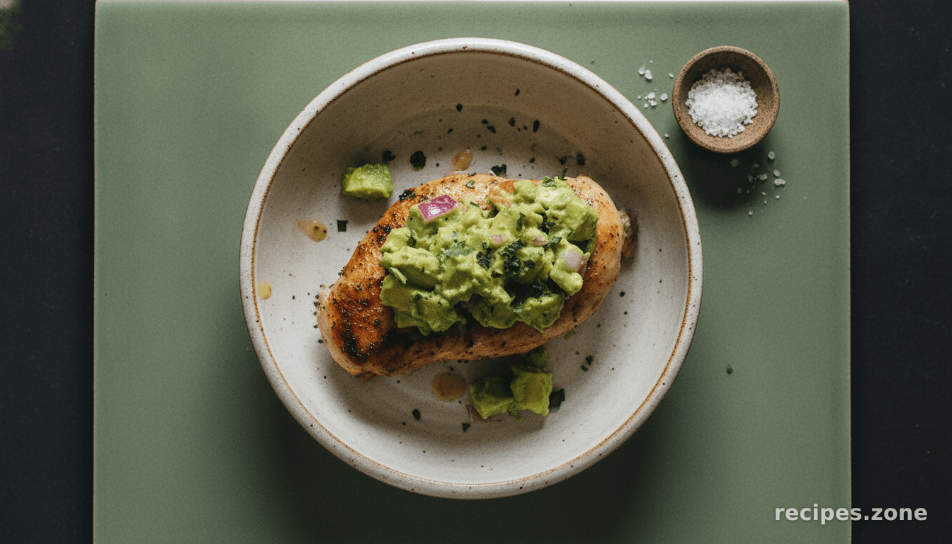 Seasoned Grilled Chicken with Avocado Salsa (PALEO)