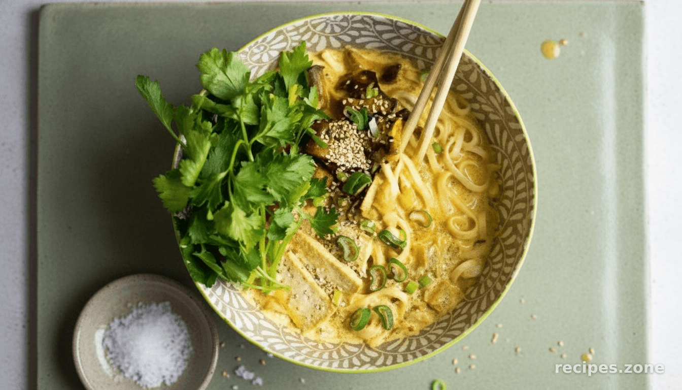 Coconut Curry Ramen Noodles