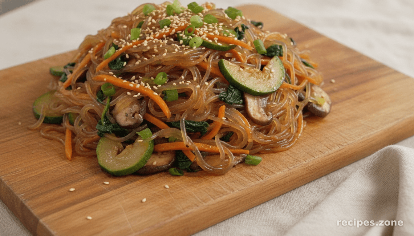 Chapchae (Korean Stir-Fried Noodles)