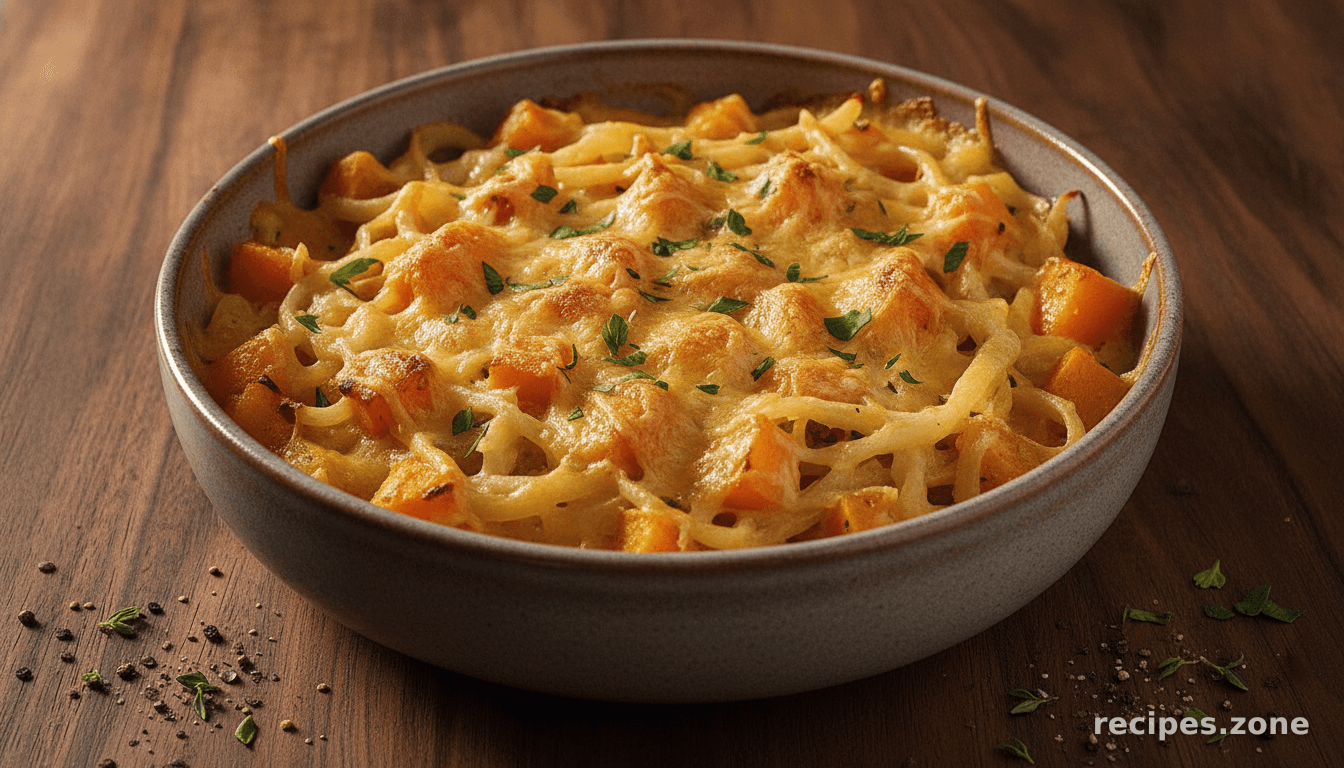 Baked Butternut Squash and Parsnips
