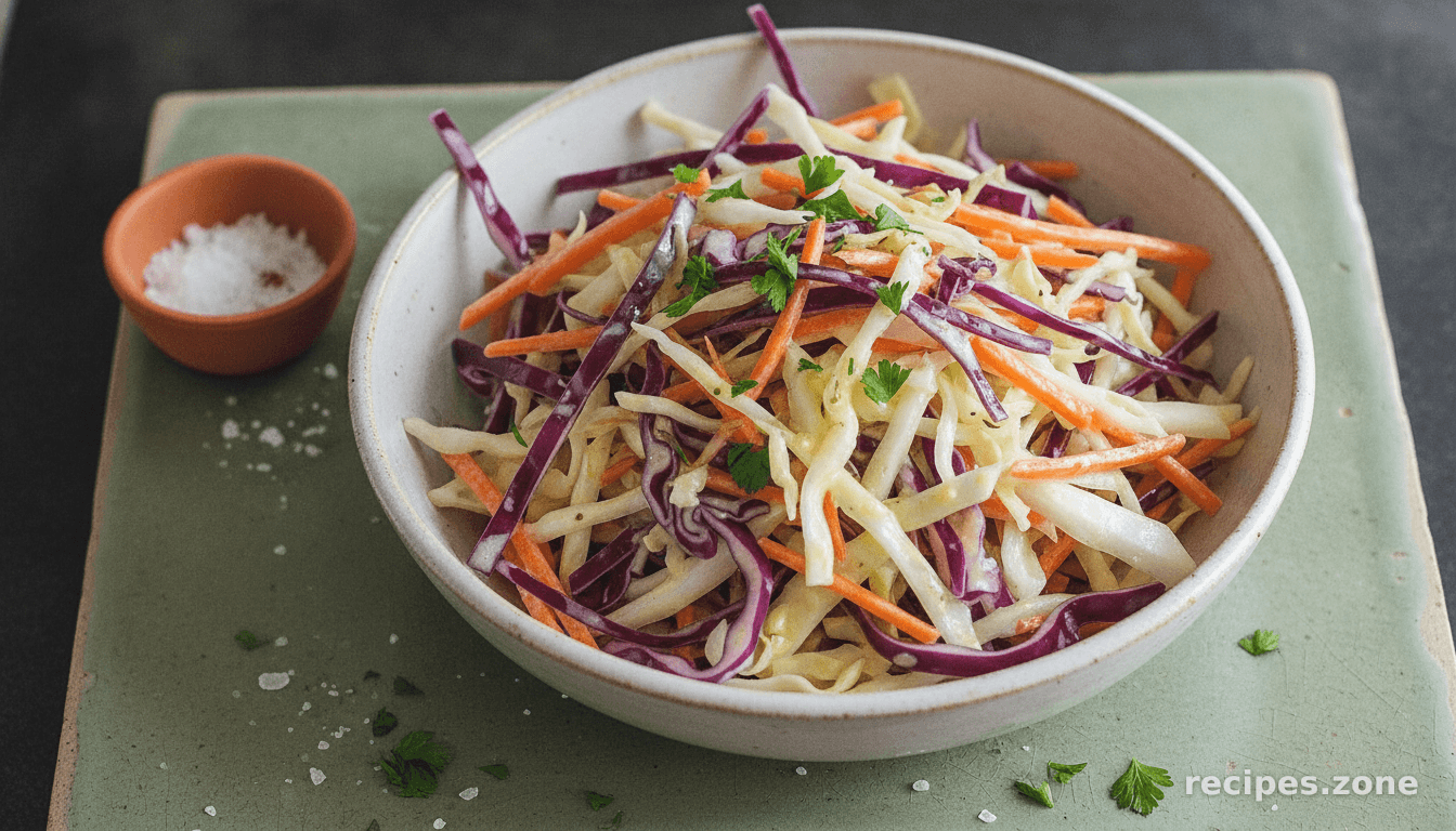 Deceptively Non-Creamy Creamy Coleslaw