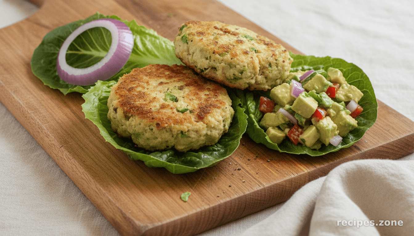 Chicken Avocado Burger (Whole 30, PALEO, & Simple Fit Forty)