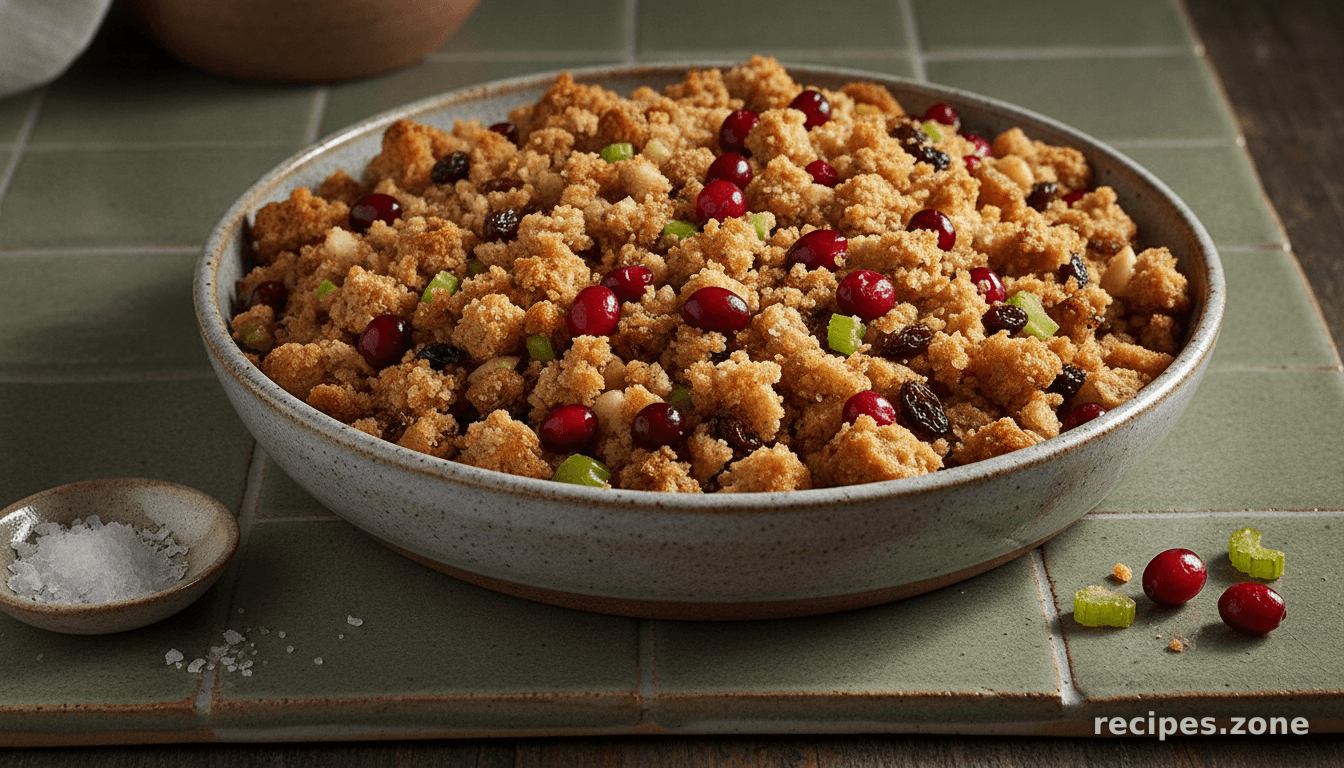Thanksgiving Stuffing with Fruit