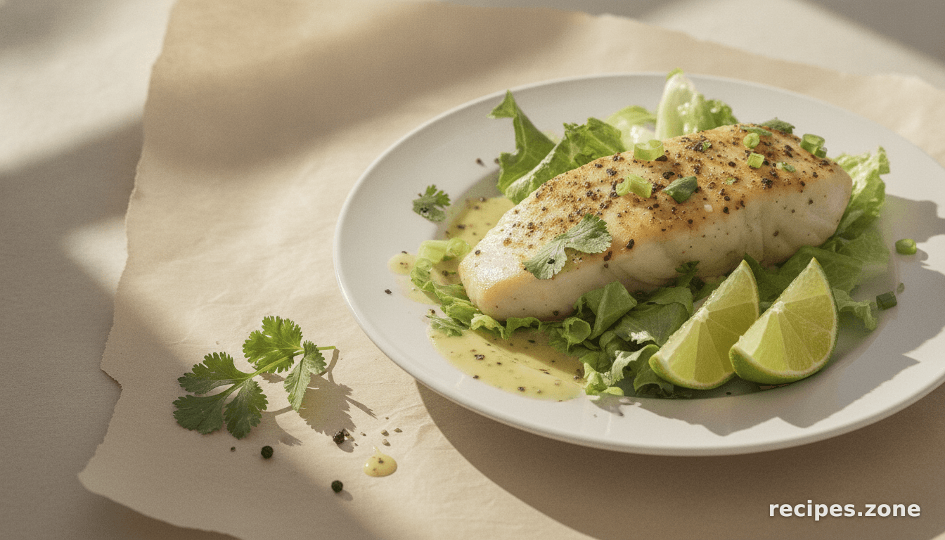 Cilantro Lime Halibut