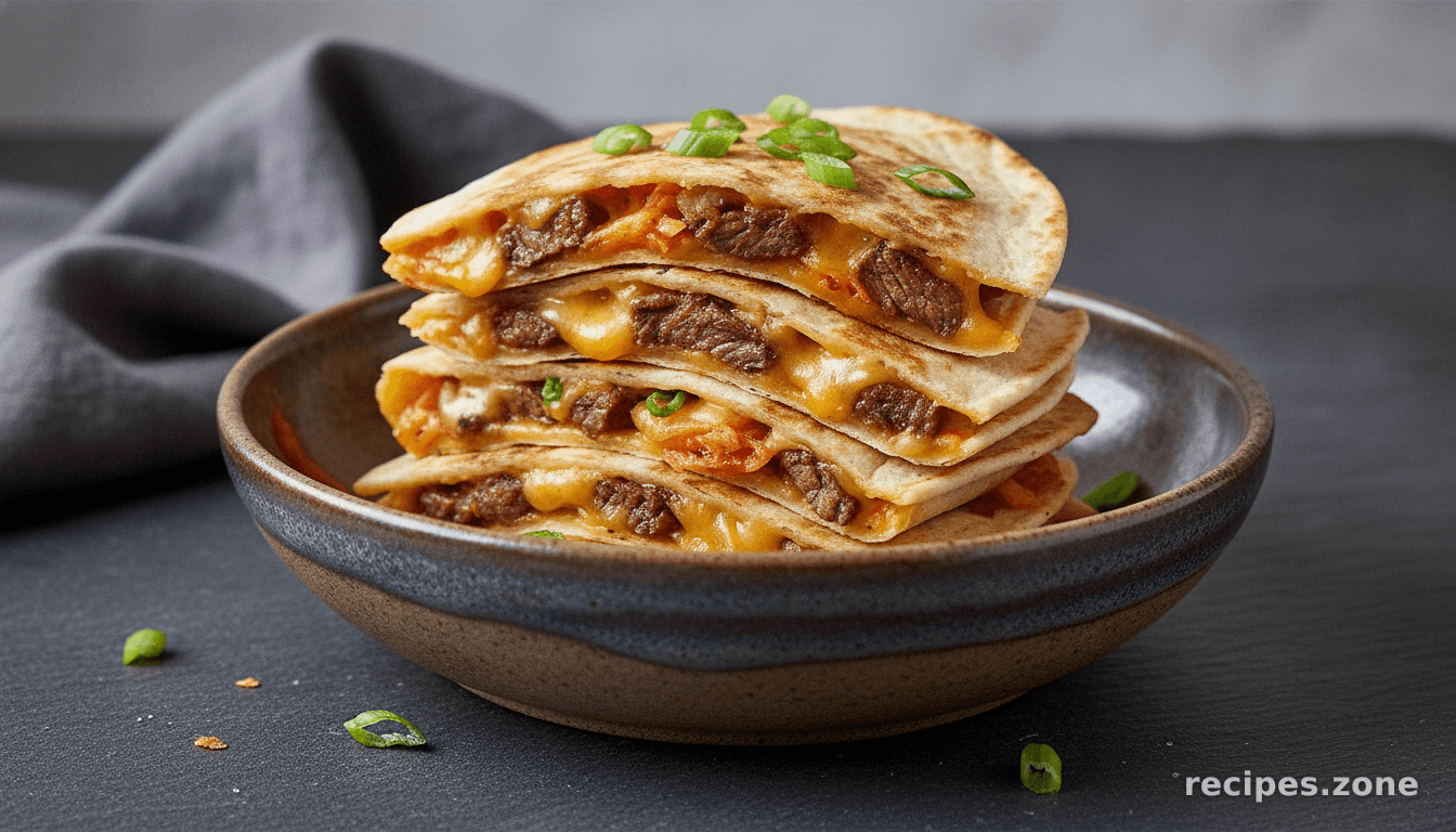 Kogi Kimchi Quesadillas