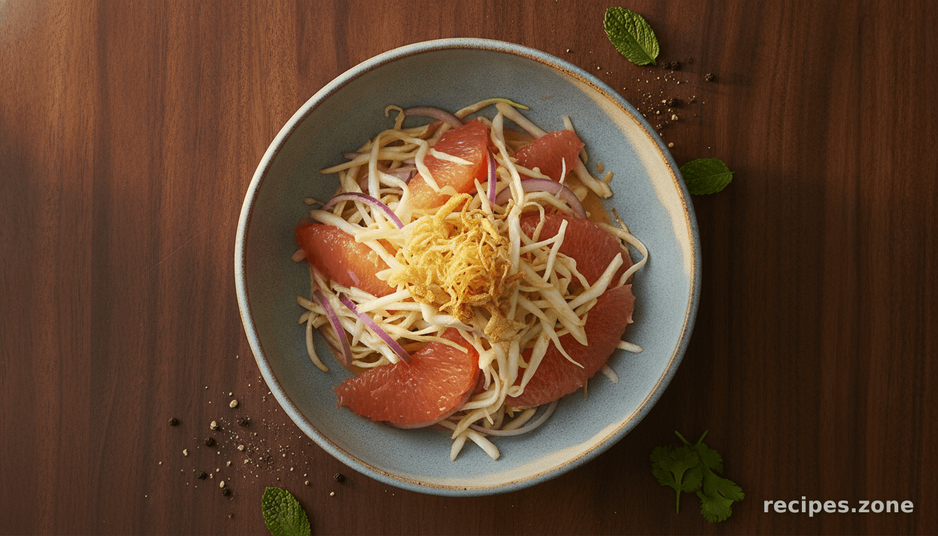 Pink Grapefruit Slaw