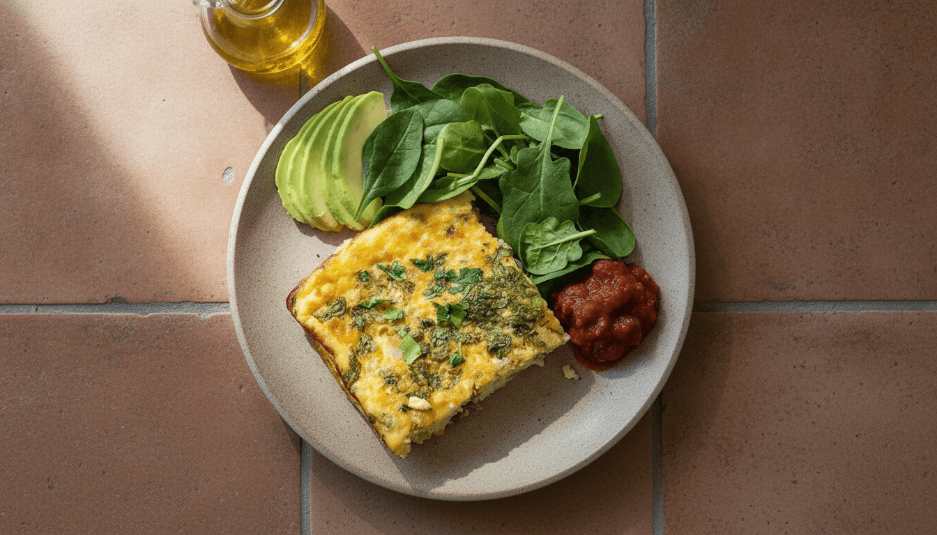Provençal Omelette Cake