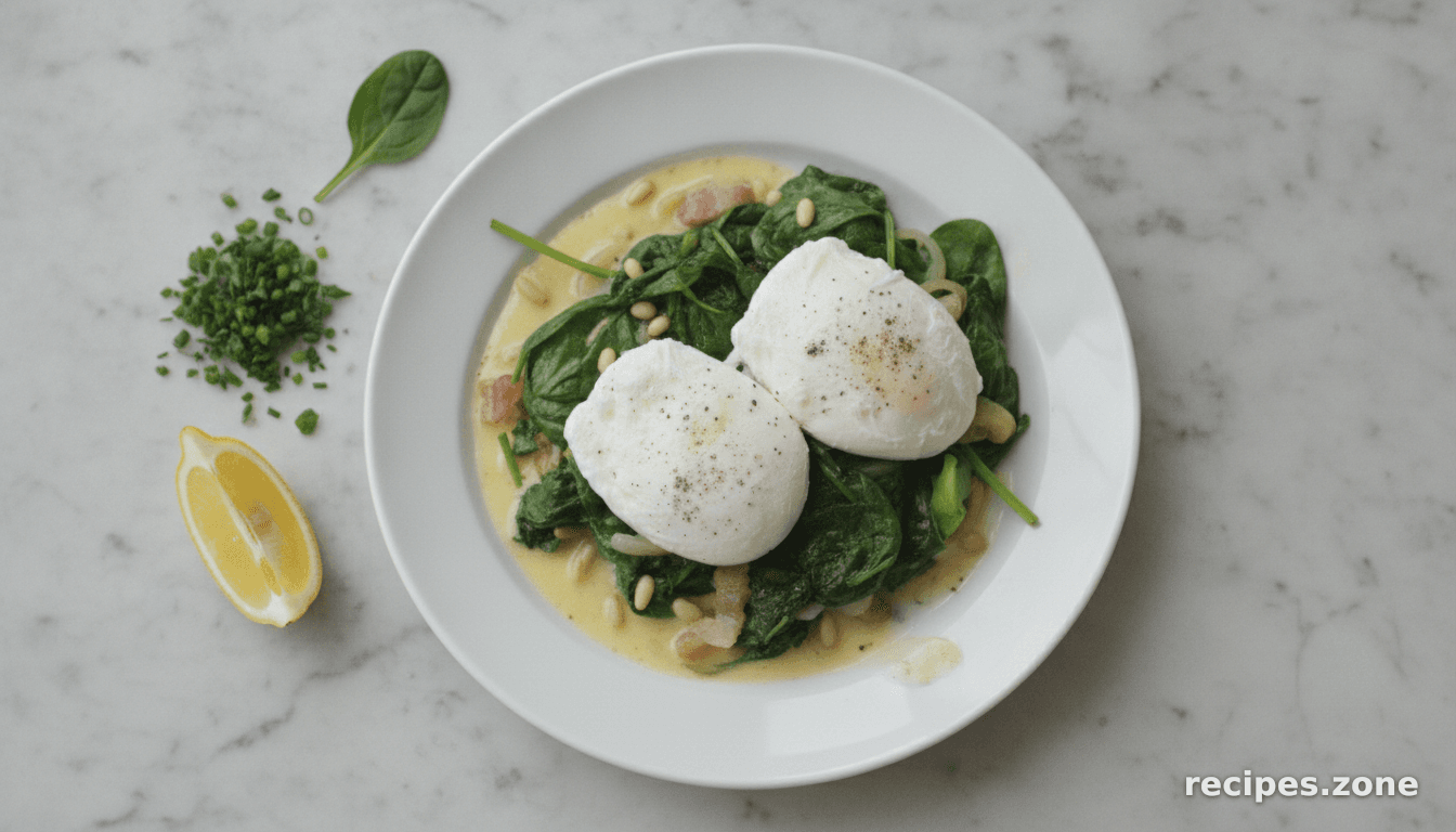 Simple Poached Egg Dinner