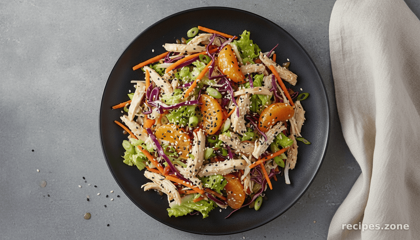 Gluten Free Dairy Free Sugar Free Chinese Chicken Salad