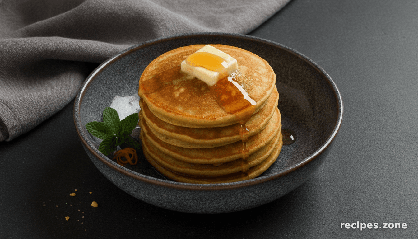 Orange Oatmeal Pancakes