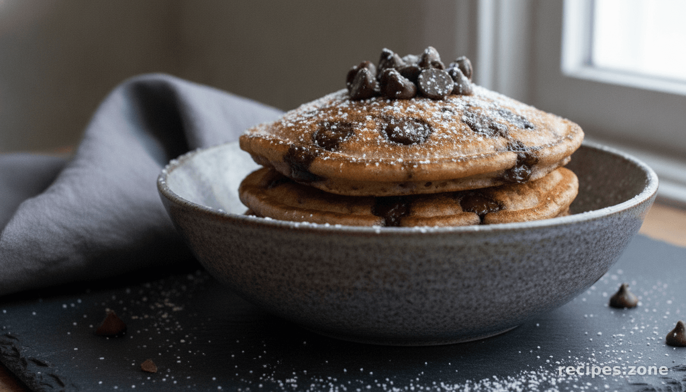 Chocolate Chip Pancakes-gluten free, nut free, vegan