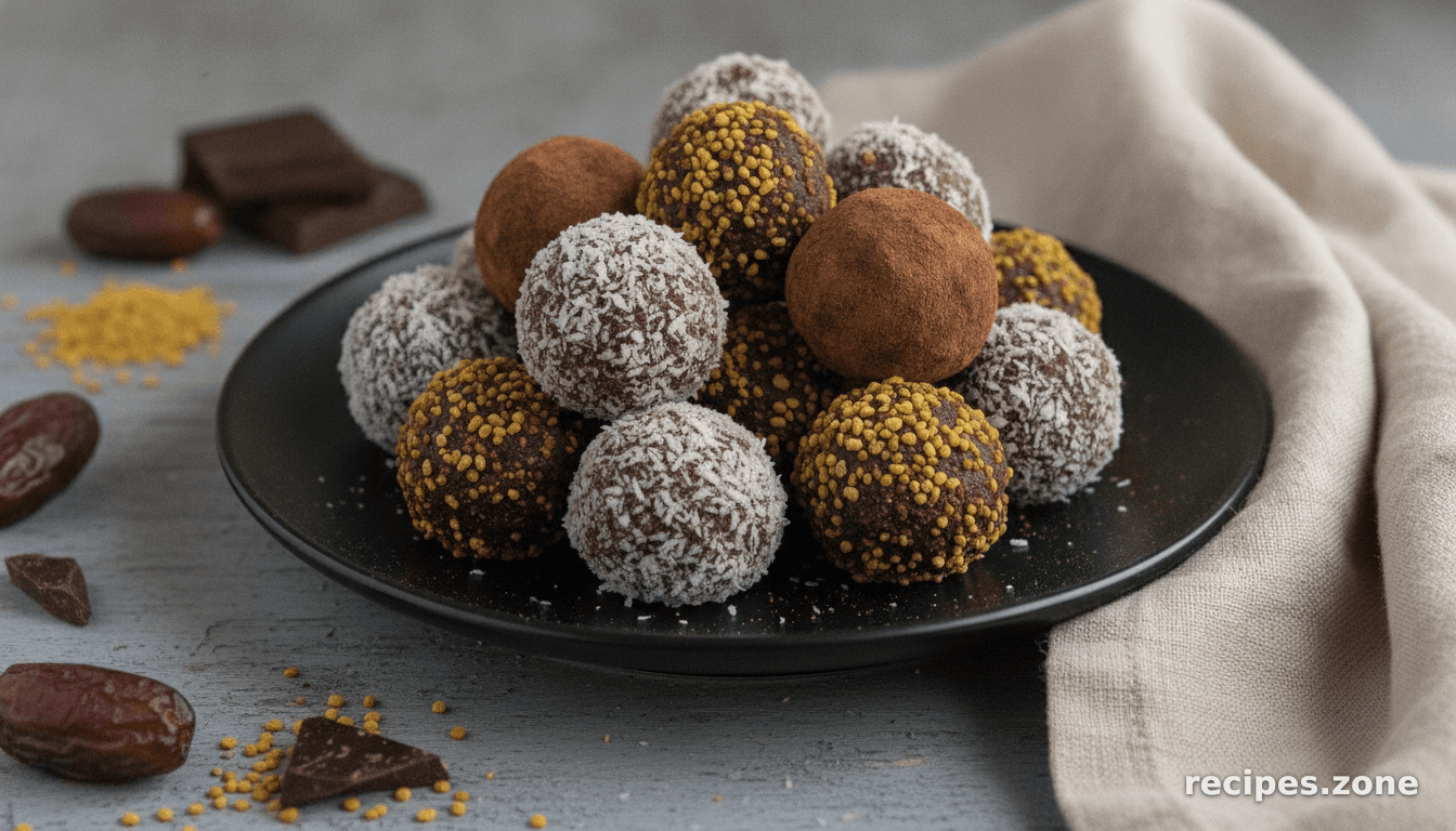 15 Minute Healthy Dark Chocolate Truffles
