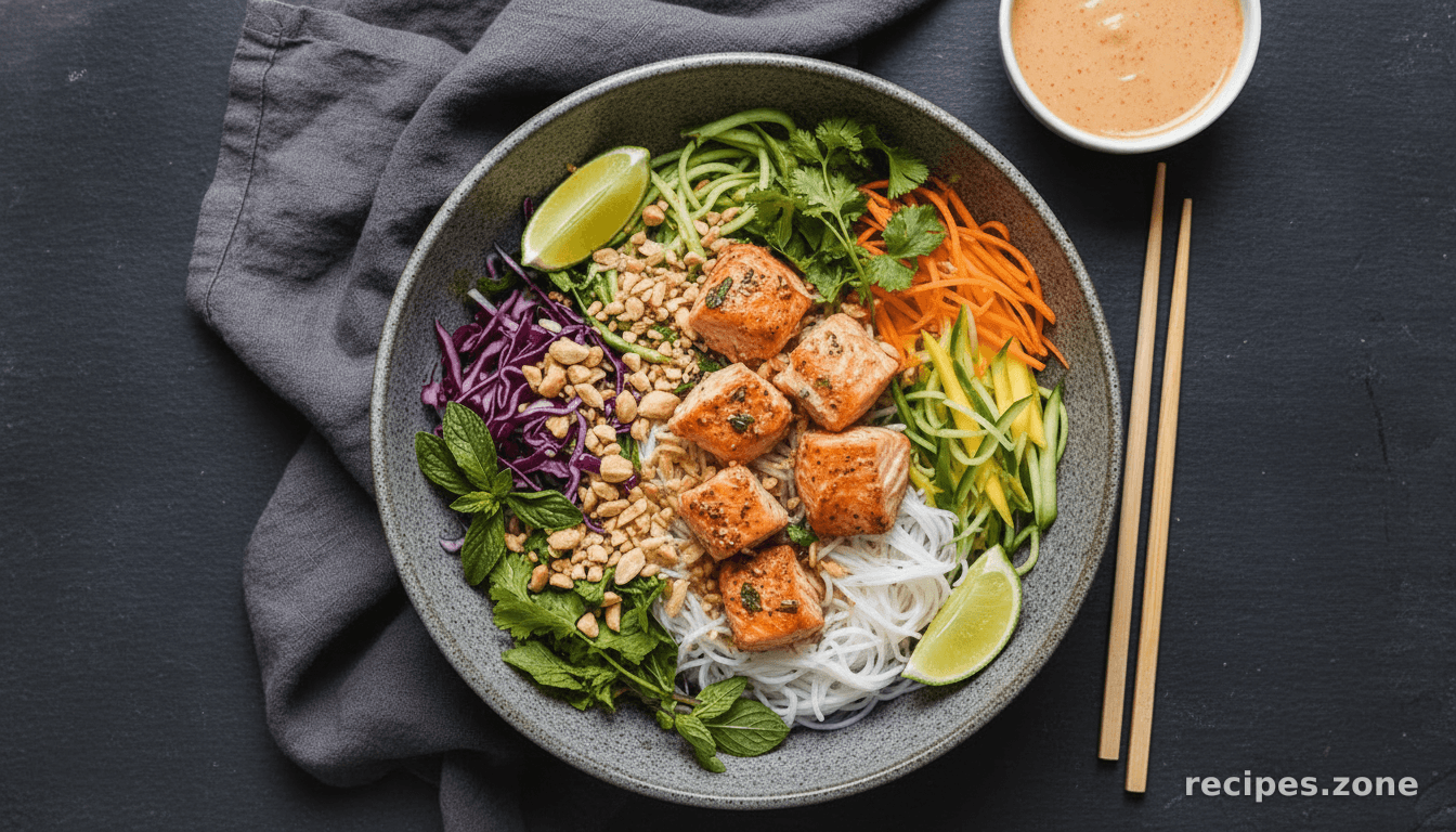 Noodle bowl salad