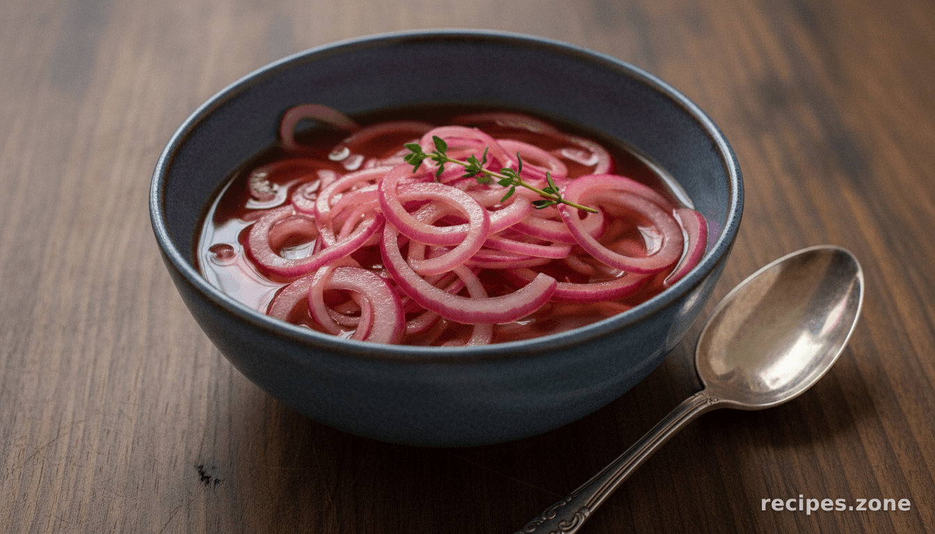 Red onion pickle