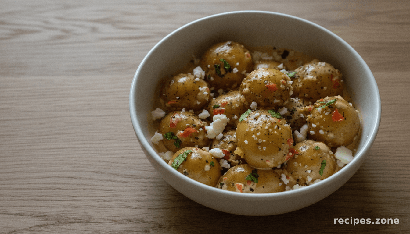 Papas Chorreadas Recipe (Potatoes with Cream and Cheese Sauce)