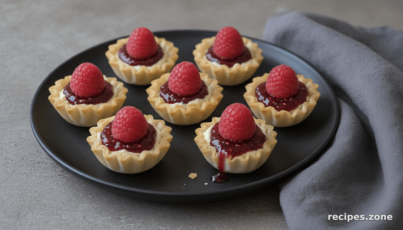 White Chocolate Raspberry Brie Cups