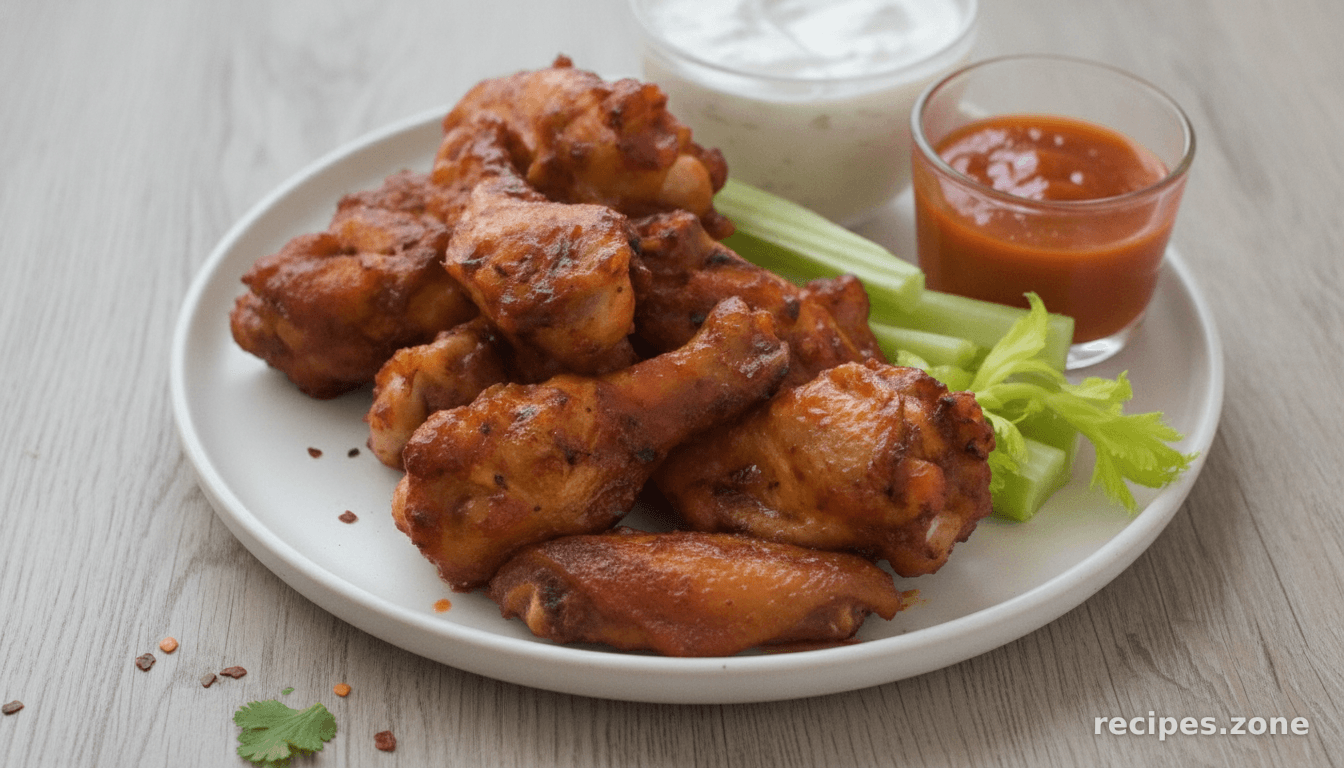 Slow Cooker Spicy Hot Wings