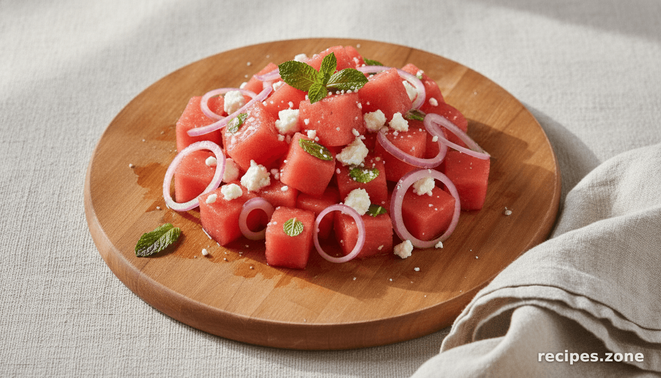 Mediterranean Watermelon Salad