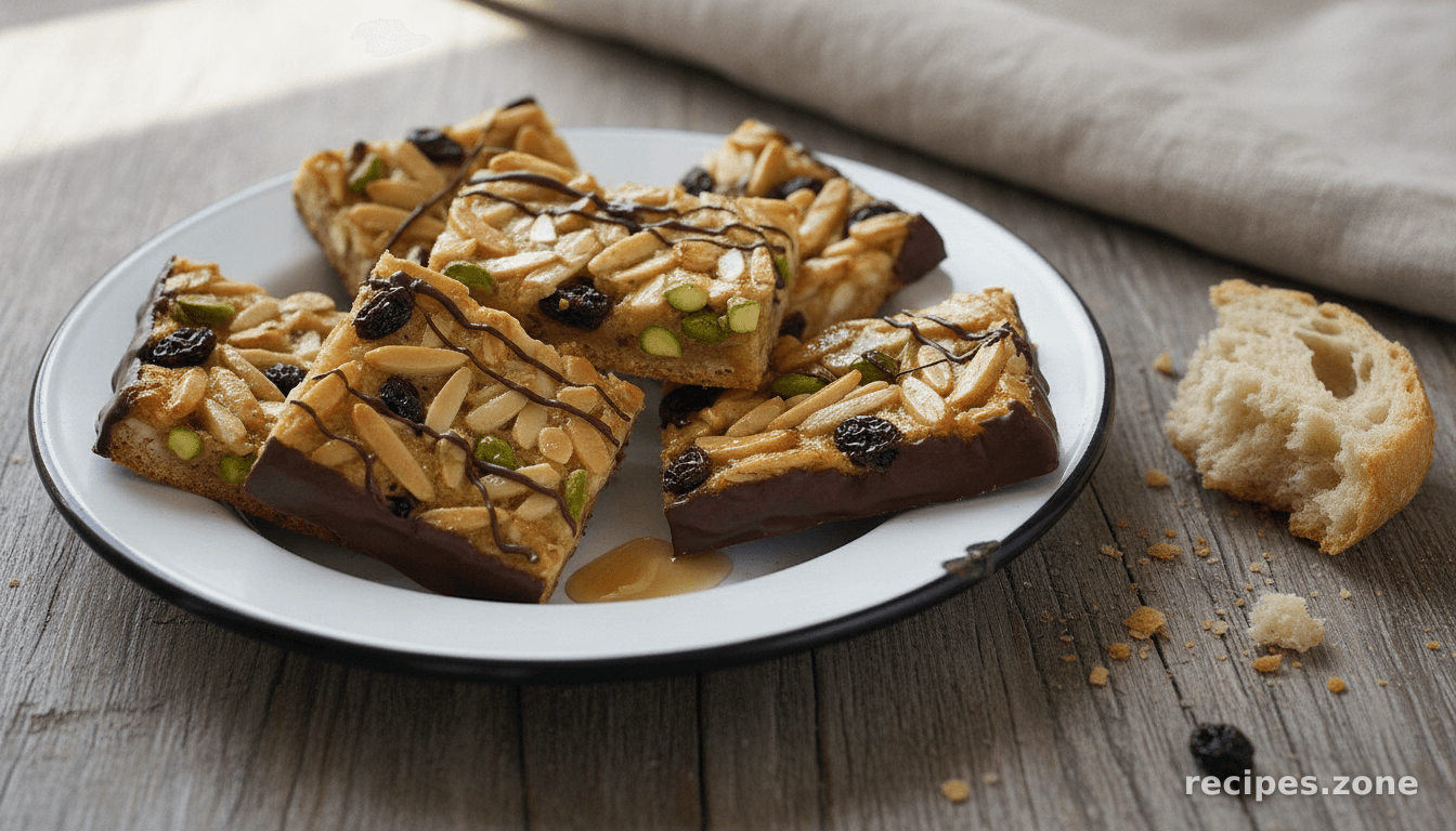 Florentine Cookies With Added Pistachios & Raisins