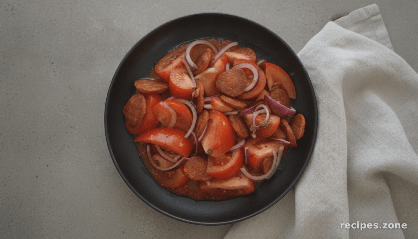 Chorizo & tomato salad