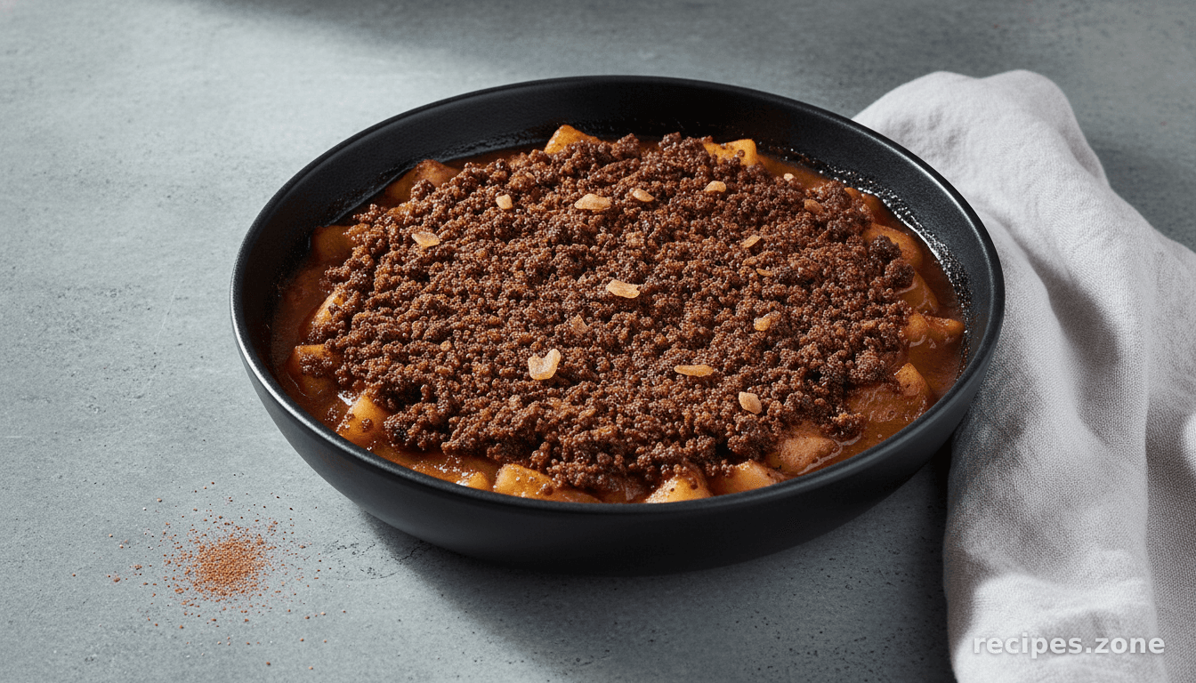 Ginger Snap Apple Crisp