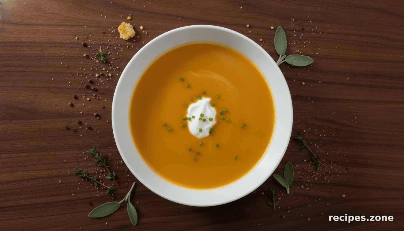 Butternut Squash and Apple Soup