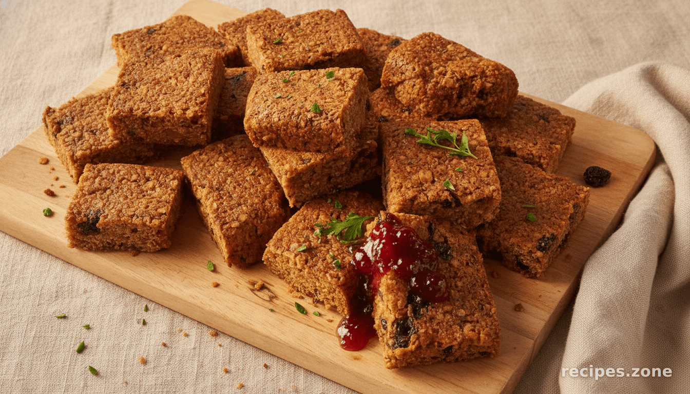 Christmas Pudding Flapjack