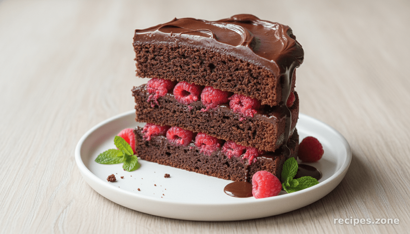 Chocoholic's Deep Dark Dream Chiffon Cake