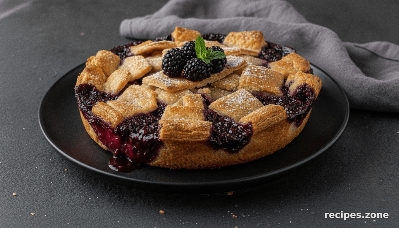Blackberry Pie Cobbler