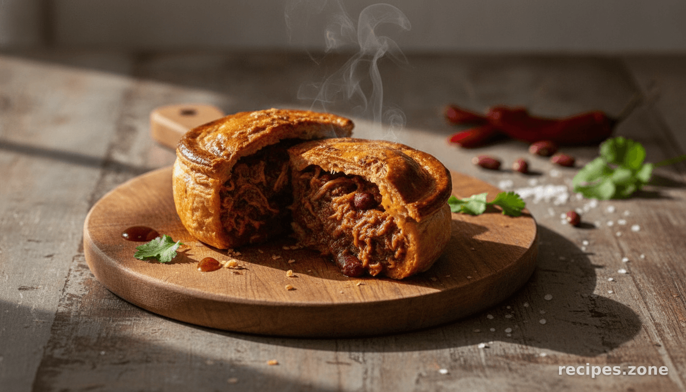 Mini chilli beef pies