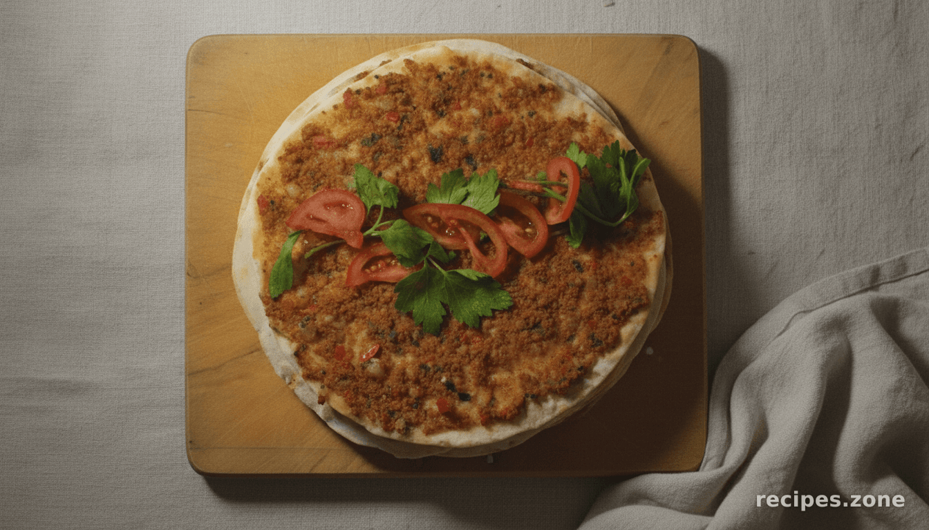 Turkish lahmacun