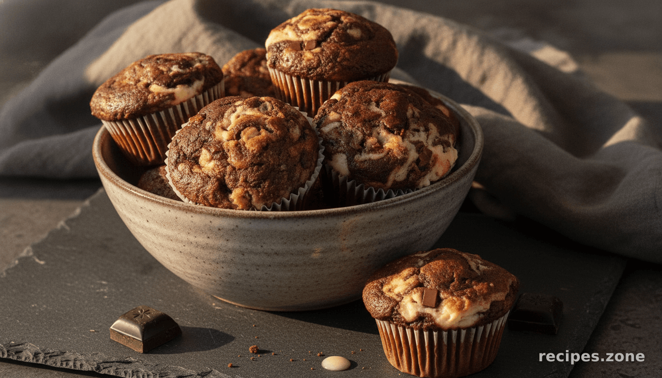 Chocolate Cream Cheese Muffins