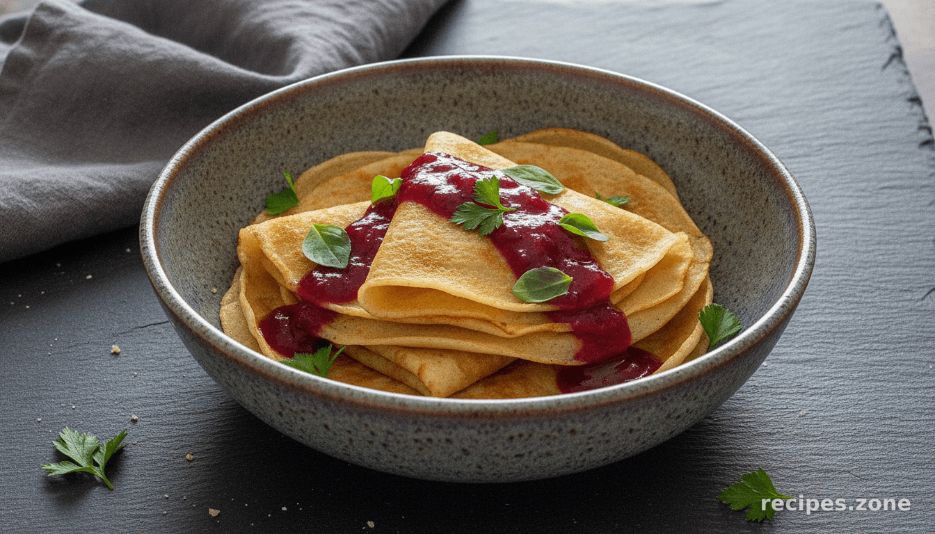 Simple Whole Wheat Crepes