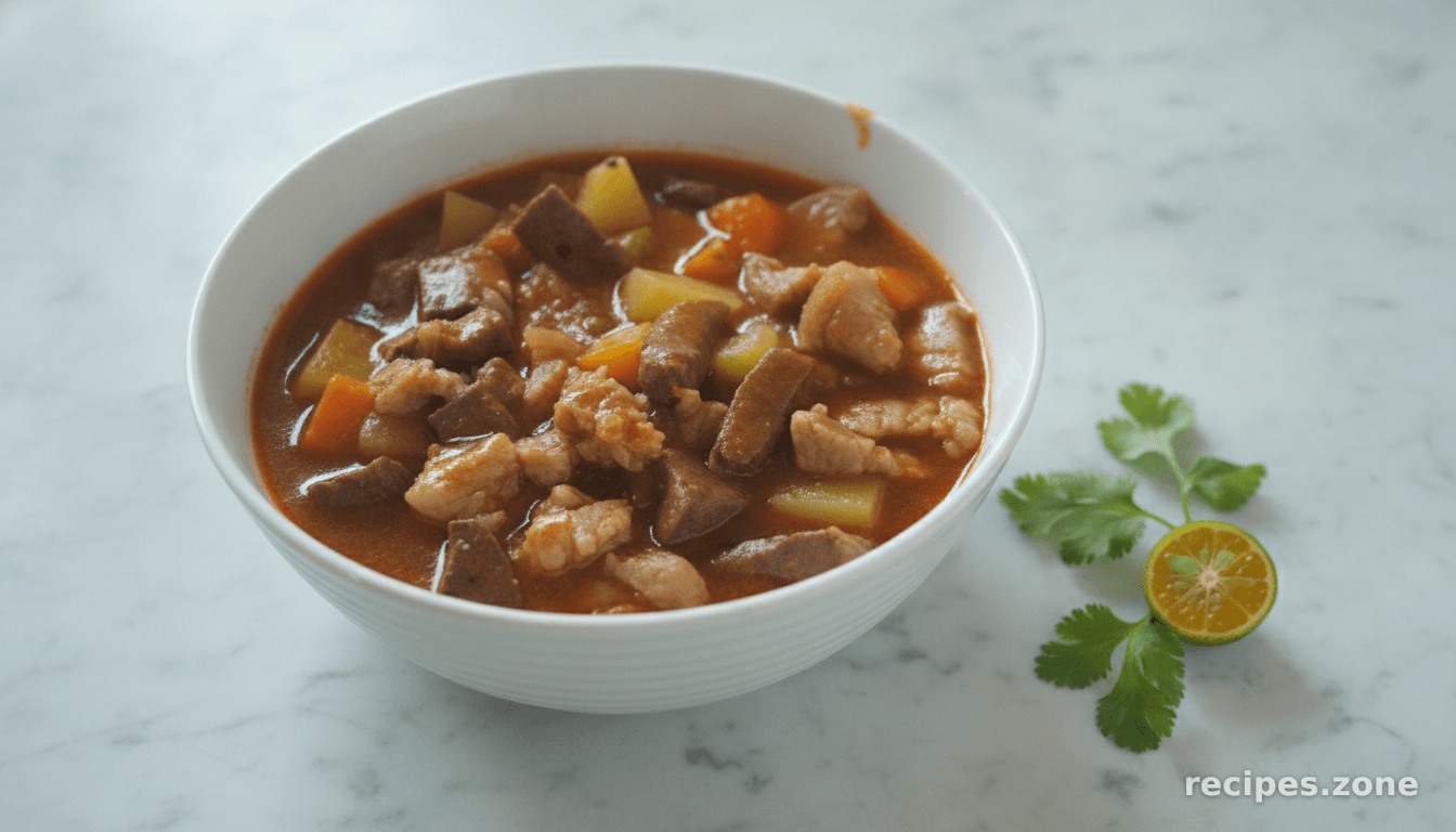Mom's Pork Menudo