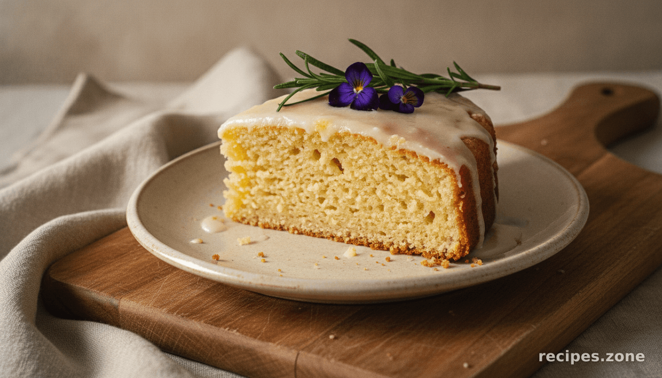 Rosemary & Lemon Infused Cake