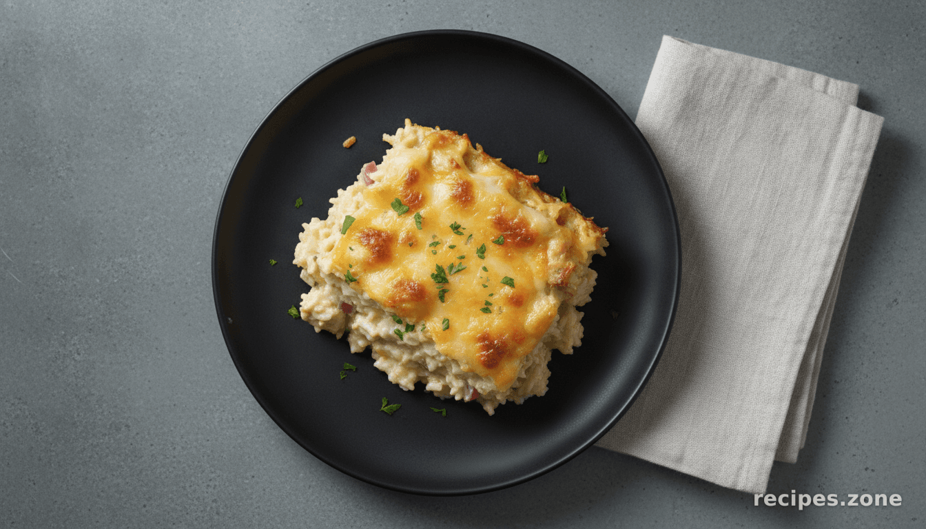 Cheesy Chicken and Rice Casserole