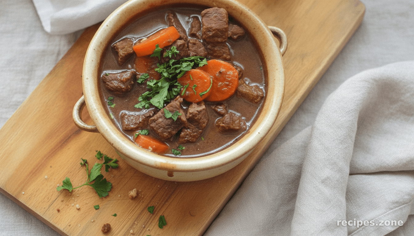 Beef & Guinness stew