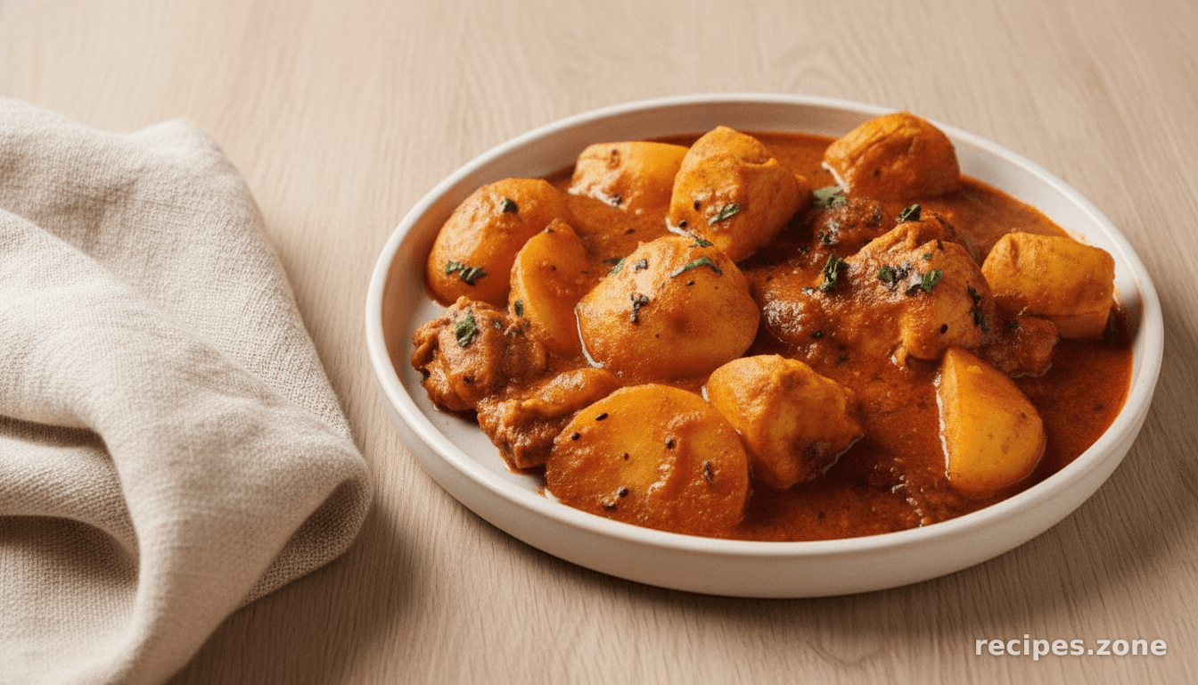 Bengali Chicken Curry with Potatoes