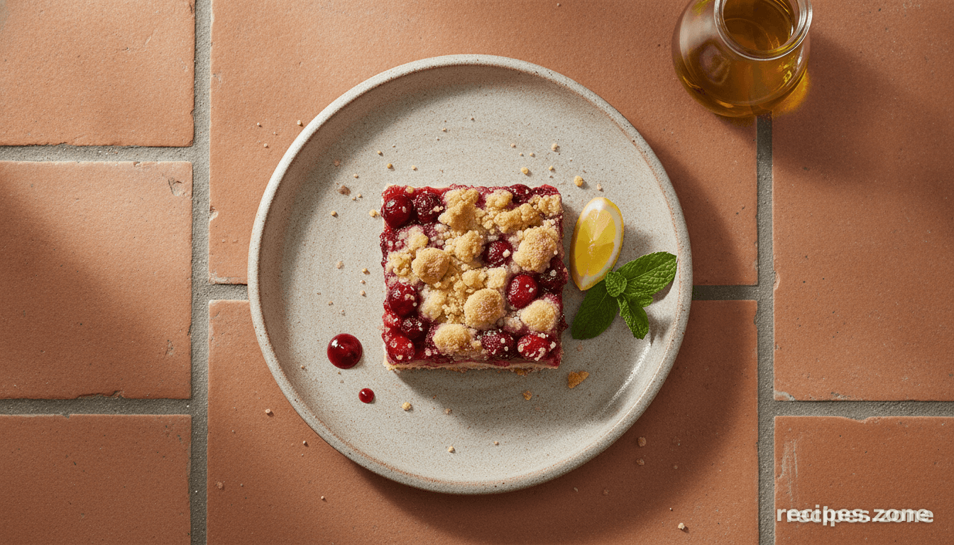 Cranberry Crumb Bars