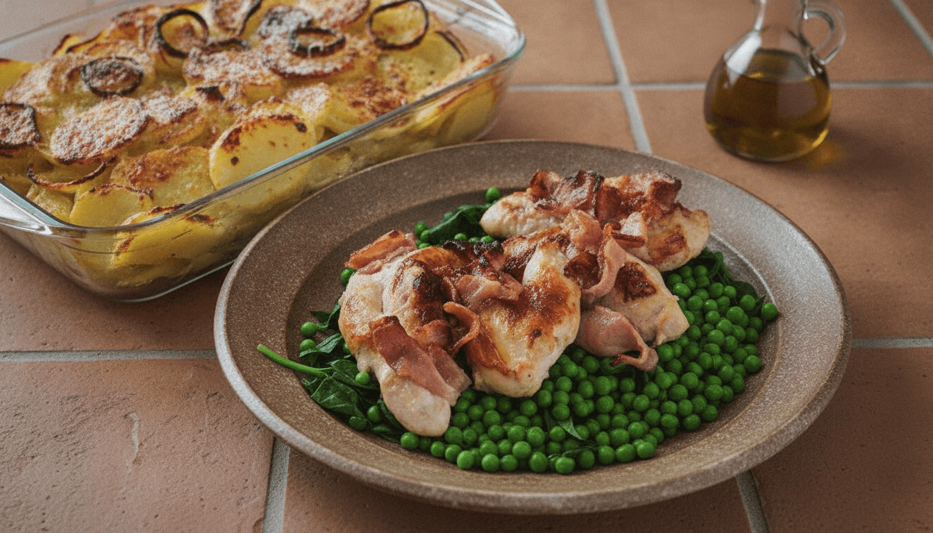 Potato Gratin with Chicken