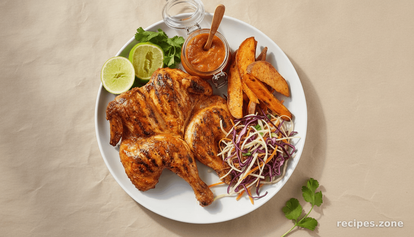 Piri-piri chicken and slaw