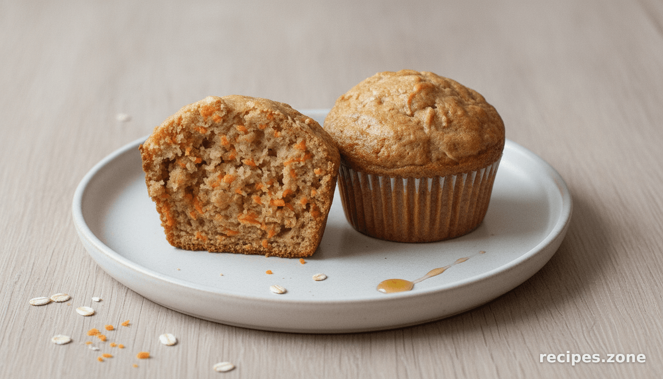 Carrot Oat Muffins