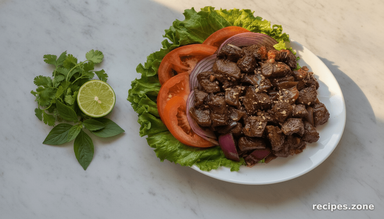 BEEF LOK LAK (Lok Lak Sach Ko)