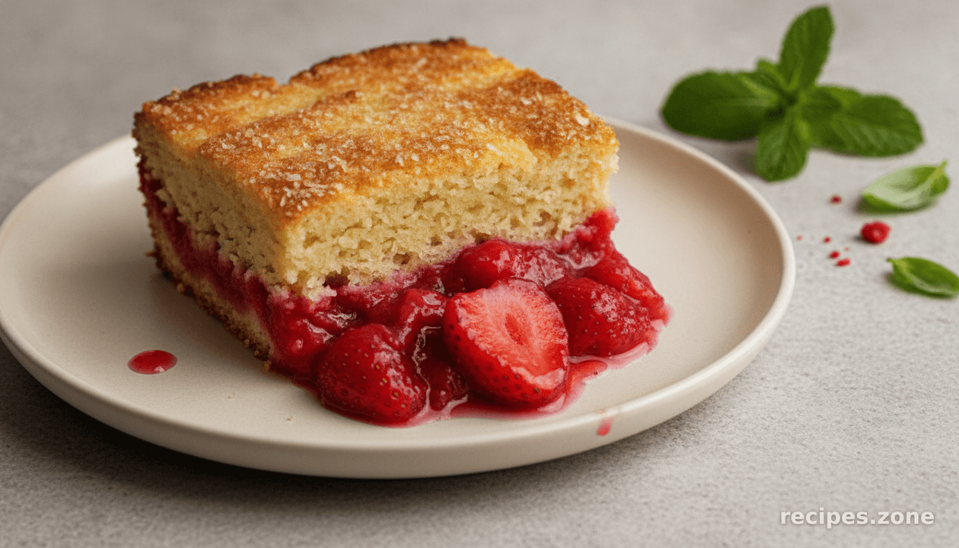 Strawberry Shortcake Cobbler