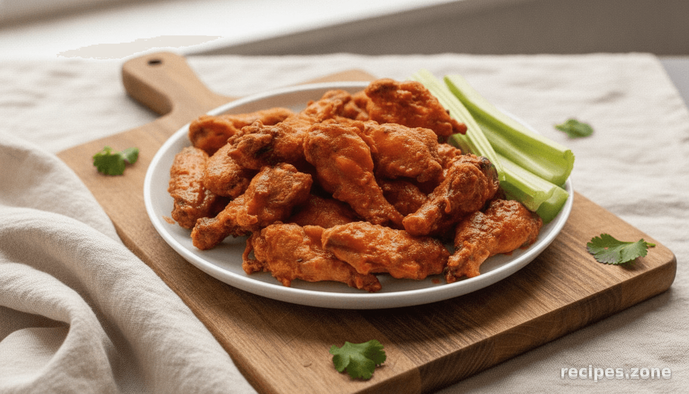 Extra crispy chicken wings