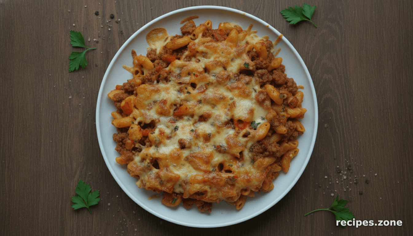Baked Macaroni With Bolognese Sauce