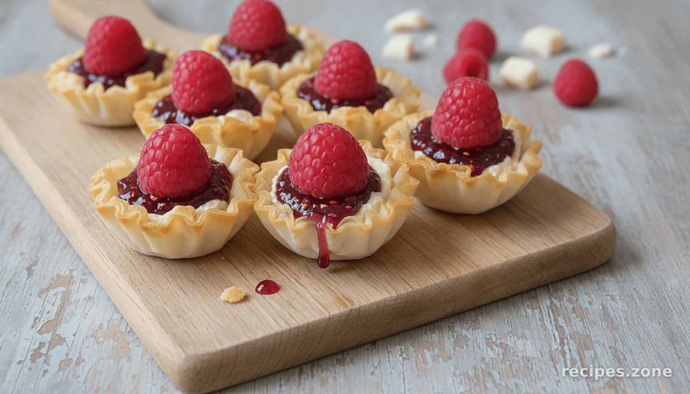 White Chocolate Raspberry Brie Cups