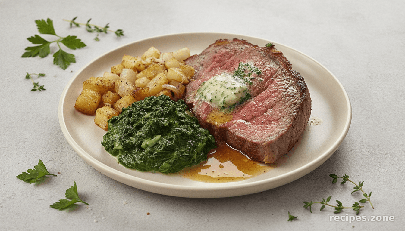 New York Strip With Beurre Maitre D'hotel
