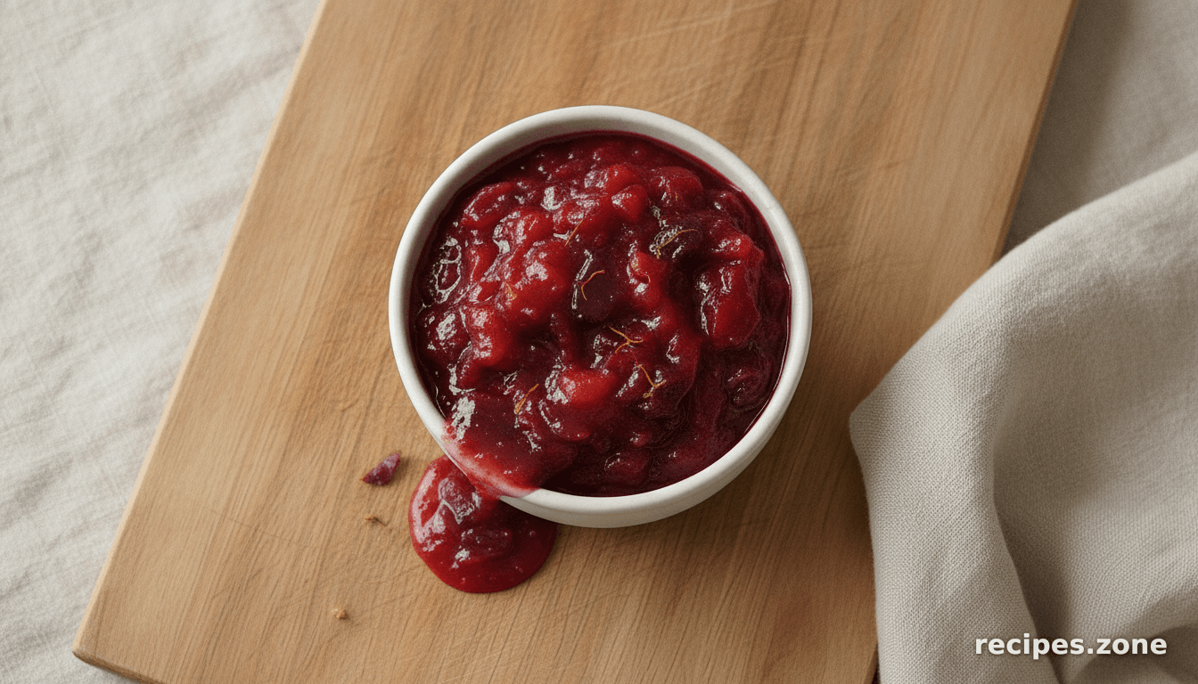 Saffron Plum Compote