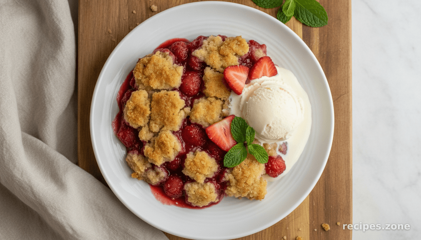 Strawberry Cobbler